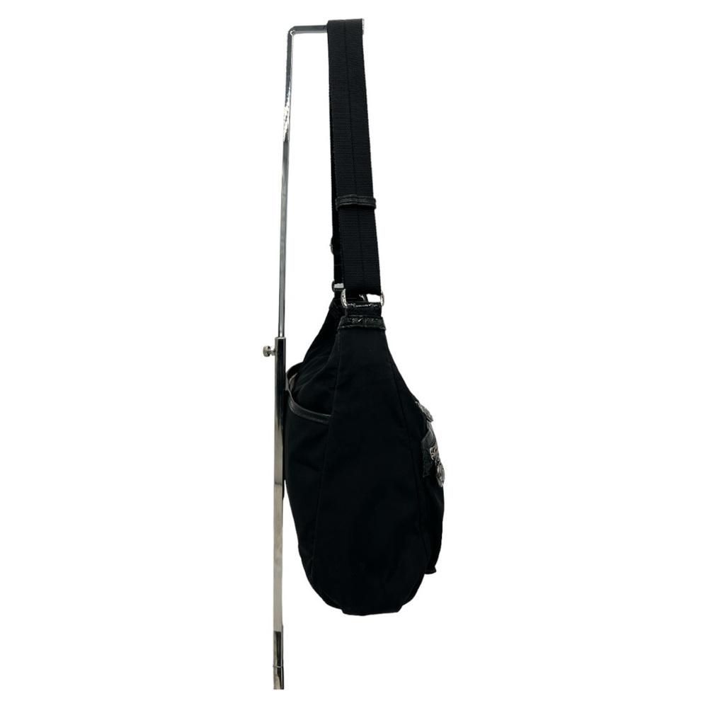 BRIGHTON WOMEN’S BLACK NYLON CROSSBODY PURSE - Picture 4 of 15